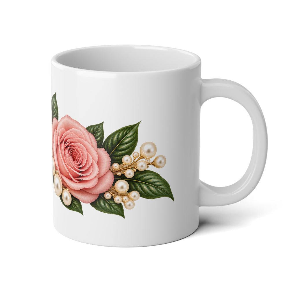 Floral Roses 20oz Jumbo Mug