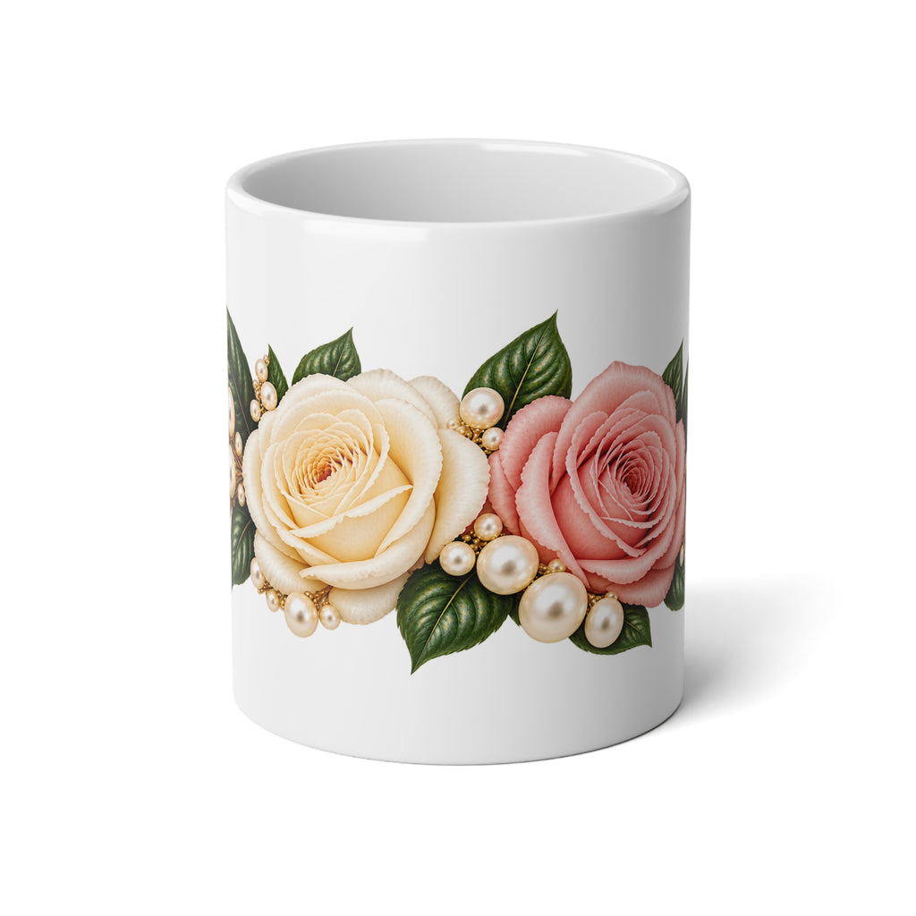 Floral Roses 20oz Jumbo Mug
